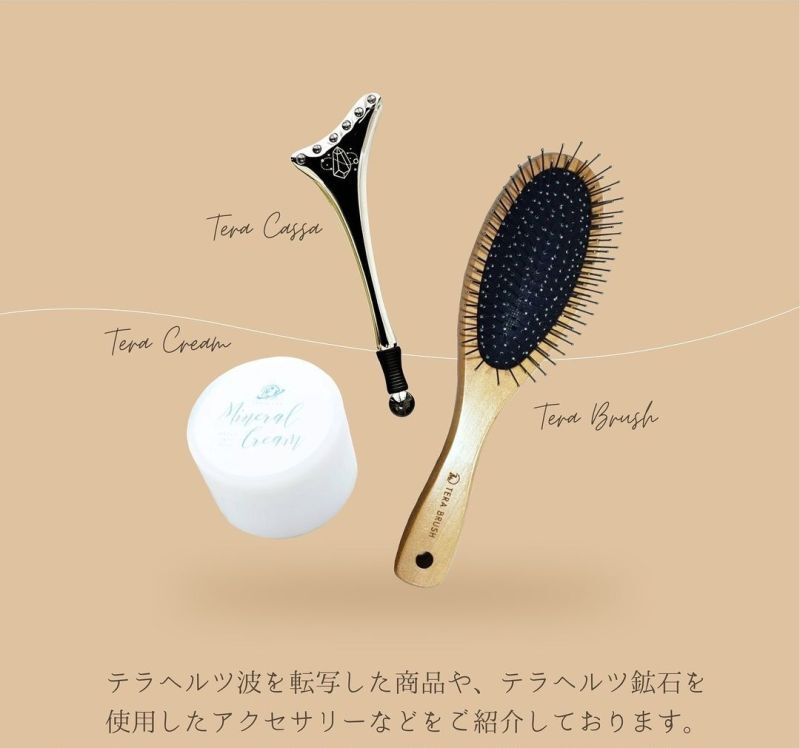 ヘアブラシ テラブラシ TERA BRUSH テラヘルツ波 転写 頭皮と髪の悩み ...